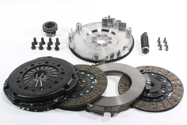 DKM Clutch BMW N54 135i 335i MS Organic Twin Disc Clutch Kit w/Flywheel