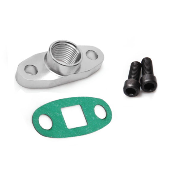 Turbo Oil Drain Outlet Flange Adapter 1/2" NPT Fitting