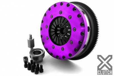 XClutch 9in Twin Solid Ceramic Clutch Kit w/ Chromoly Flywheel & Clutch Slave (97-04) (XKCR23620-2E) main image 1