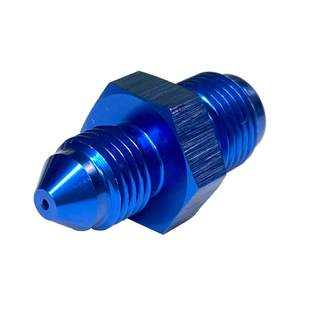 0.035" Restrictor Turbo Oil Feed Fitting Adapter – -3 AN To 7/16-24 UNF